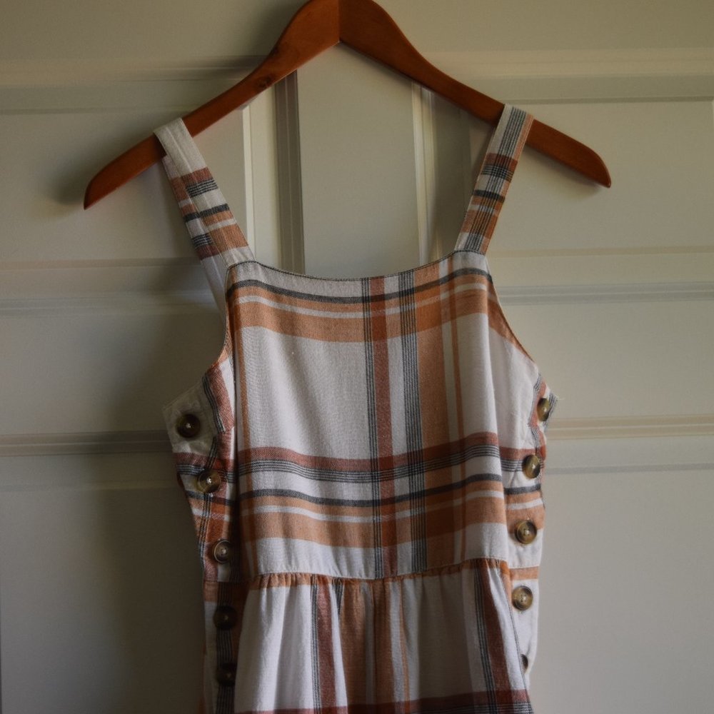 American Eagle Outfitters Plaid Jumpsuit - Picture 4 of 7